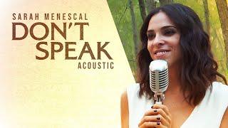 Don´t Speak Live Acoustic - Sarah Menescal Video 4K