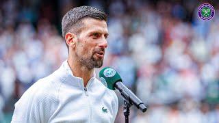 Ready for the rematch...  Novak Djokovic  Semi-final On-court Interview  Wimbledon 2024