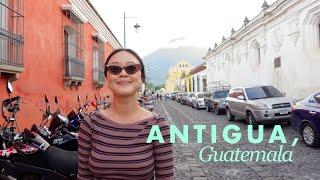 ANTIGUA GUATEMALA Travel Vlog   cafe hopping hiking Pacaya touring an organic farm and MORE