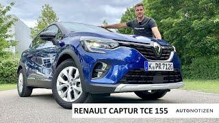 Renault Captur TCe155 2020 Kompaktes SUV im Review Test Fahrbericht