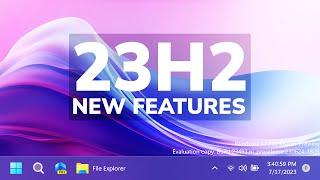 Windows 11 23H2 - All New Features Preview