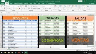 como hacer un INVENTARIO y llevar un CONTROL de ENTRADAS Y SALIDAs contabilidad emprendedores #2