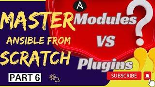 Modules vs plugins what’s the difference ?  - Master Ansible from Scratch Part 6 Hands-on