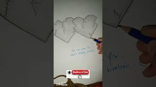 Broken heart  sketching New Sketching #sketching #brokenheart #sketch #ytshorts #fyp #100k #trend