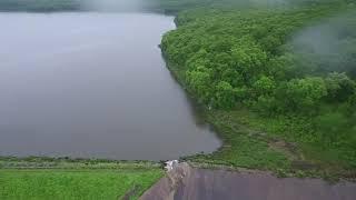 Oklahoma dam leak drone video