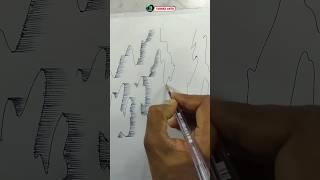 3D Rock Drawing #shorts #shortsfeed #viralshorts