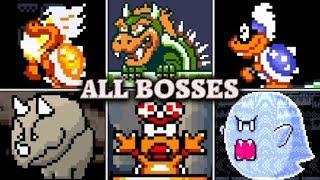 Super Mario World - All Boss Fights & Ending No Damage