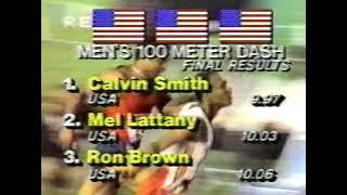 1983 Zürich Weltklasse - Mens 100m - Calvin Smith 9.97