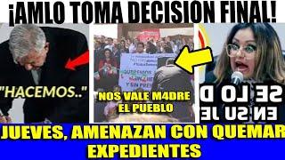 VIERNES DE BOMBAZO 200 JUECES SALEN A MARCHAR NO VALE MANDRE EL PUEBLO AMLO FIRMA DECISION FINAL