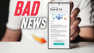 One Ui 7.0 BAD NEWS For Samsung Galaxy S24 Users