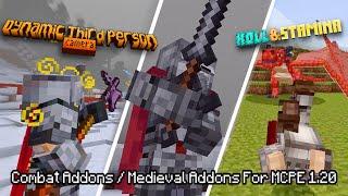 Best Medieval Combat  Medieval Survival Addons For MCPE 1.20+