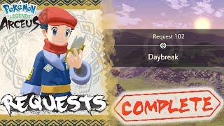 Pokemon Legends Arceus Request 102 Walkthrough Daybreak How To Unlock & Guide