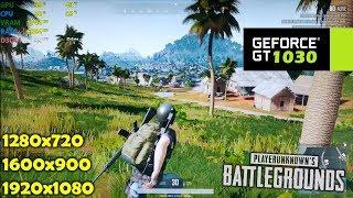 GT 1030  PUBG Sanhok map Test - 1080p 900p 720p