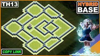 THE BEST TH13 Base 2024  Town Hall 13 TH13 TROPHYHYBRID Base Design COPY Link – Clash of Clans