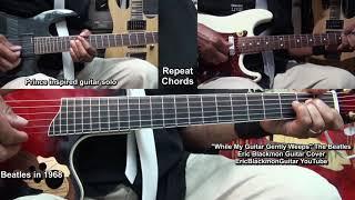 WHILE MY GUITAR GENTLY WEEPS The Beatles 3 Guitar Cover @EricBlackmonGuitar EricBlackmonMusic