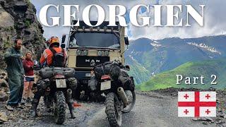 Georgia by Motorbike - Caucasus Adventure on 2 Tenere 700  Tusheti NP  Abano Pass  Shatili  23