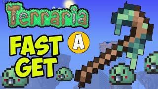 Terraria how to get Slime Staff EASY  Terraria 1.4.4.9 Slime Staff