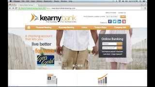 Kearny Federal Savings Bank Online Banking Login Instructions