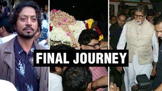 Veteran Actor Om Puris Final Journey  Bollywood Celebrities Pay Tribute  Om Puri Funeral Video HD