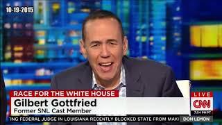 Gilbert Gottfried FUNNY on CNN and Fox News