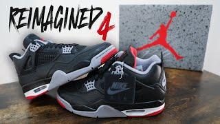 Air Jordan 4 Reimagined Bred Sneakers 2024