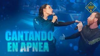 APNEA MUSICAL - El espectacular reto de Pilar Rubio y Pablo Motos bajo el agua - El Hormiguero