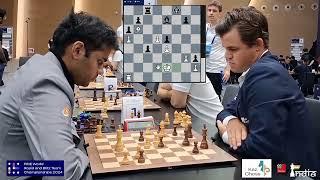 Magnus Carlsen SHOCKS Arjun Erigaisi w NUCLEAR Queen Sacrifice  2024