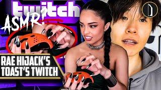 Valkyrae Hijacks Toast’s Twitch Stream ASMR Gone Wrong