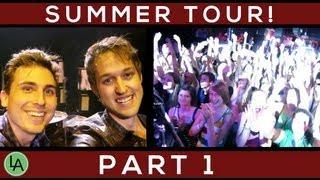 SUMMER TOUR VLOG PART 1 - Daily Vlog