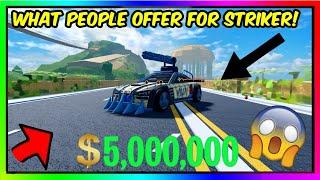 WHAT PEOPLE OFFER FOR STRIKER IN JAILBREAK TRADING