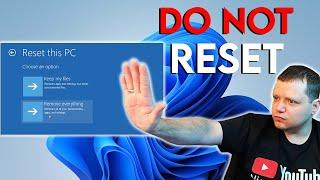 Reset Windows Keep ALL Apps and Games  Reset Windows 11 Failed  Nico Knows Tech