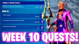 How To Complete Week 10 Quests in Fortnite - All Week 10 Challenges Fortnite Chapter 5 Season 2