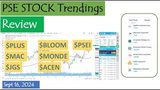 PSE Stock Trendings Review September 16 2024