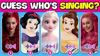 Guess Who’s Singing By 60 Disney Princess Songs  Descendants The Rise of Red ️Disney +  NT Quiz