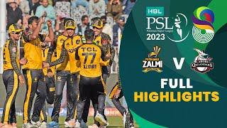 Full Highlights  Peshawar Zalmi vs Lahore Qalandars  Match 23  HBL PSL 8  MI2T