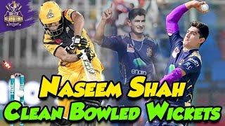 Naseem Shah Clean Bowled Wickets  Best Bowling Spell In PSL 5  HBL PSL 2020MB2