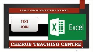 Text Join Function in MS Excel-Tutorial