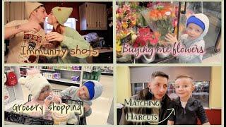 FAMILY VLOG - Shopping Haircuts Snow fun & More