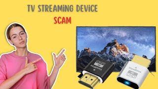 Fake TV Streaming Device scam on Social Media -  TV Streaming Device Reviews