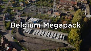 Tesla Megapack  Lessines Belgium