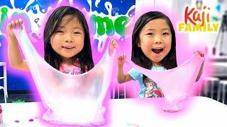 Emma and Kate DIY SLIME Challenge