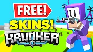 how to get FREE Skins in Krunker.io in 60 Seconds drops