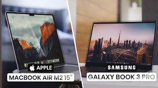 Apple MacBook Air M2 15 inch VS Samsung Galaxy Book 3 Pro 2024 - Apple VS Windows Laptops