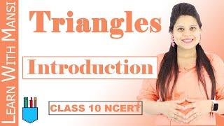 Class 10 Maths  Chapter 6  Introduction  Triangles  NCERT