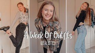 REALISTIC Outfits Of The Week cute and comfy simple everyday outfit ideas ︎