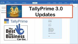 TallyPrime 3.0 Updates