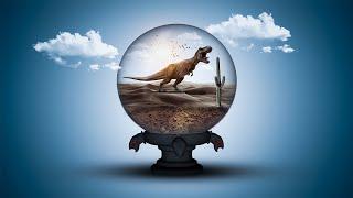 3D Glass Ball Photoshop Manipulation Digital Art Tutorial