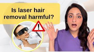 Kya laser hair reduction karna chahiye  Side Effects l  Dermatologist