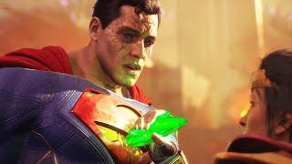 Superman vs Wonder Woman Full Fight All Cutscenes - Suicide Squad Kill the Justice League 4K