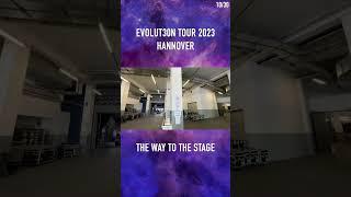 DJ BoBo - EVOLUT30N TOUR 2023 - HANNOVER - THE WAY TO THE STAGE  1030 #shorts